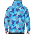 thumbnail image 7 of Wukai Ornamental Turtles Print Men Hoodies Fleece Sweatshirts Long Sleeve Sweaters Pullover Fall Outfits Winter Clothes-Medium, 7 of 7