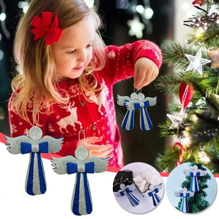 

Kokovifyves Home Decor 2Pcs Christmas Gift Decoration Little Angel Pendant Home Decoration Wall Hanging Home Living Room Bedroom Crafts