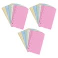 thumbnail image 1 of 3 juegos de papel de relleno de hojas sueltas A5 Reemplazo de papel Papeles básicos Papeles de colores para tienda escolar (Patrón horizontal A5), 1 of 7