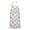 White Cow Heart-1, variant on White Cow Heart Pattern Apron-Garden Aprons for Women with Pockets-Cotton Linen Waterproof Kitchen Cooking Gardening Aprons Adjustable for Kitchen,Cooking,BBQ and Salon 33x27 Inch
