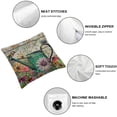 thumbnail image 4 of Acheng Rustic Farmhouse Spring Summer Sign Throw Pillow Cover Vintage Wood with Colorful Flower Birds Butterfly Pillow Cases Retro Watering Can Hyacinth Daisy Pillowcase,2 Pcs White, 4 of 6