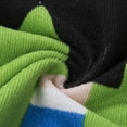 thumbnail image 3 of xiaxaixu Kids Bath Towels Cartoon Print Hooded Cloak Microfiber Towel, 3 of 5