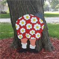 thumbnail image 3 of Injueey Garden Decoration Sign Old Lady Bending Holiday Stake Office Decorative Landscape Patio Lawn Porch Festival Down Decoración del hogar Numero 3, 3 of 6