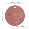 thumbnail image 6 of Inkdotpot Thank You Baby/ Bridal Shower Bottle Tag Real Gold Foil Favor Hang Tags Pack Of 100, 6 of 7