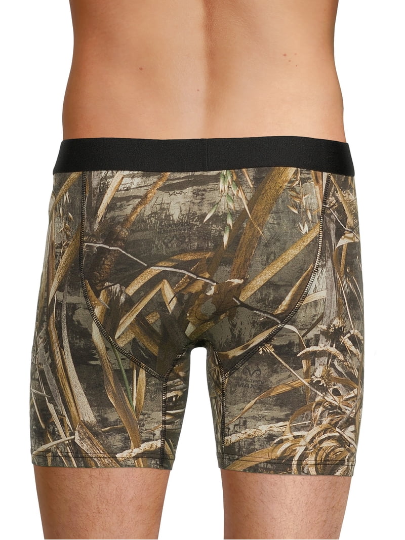 Realtree men's Cotton Stretch Boxer Briefs - 3-Pack, S-XL