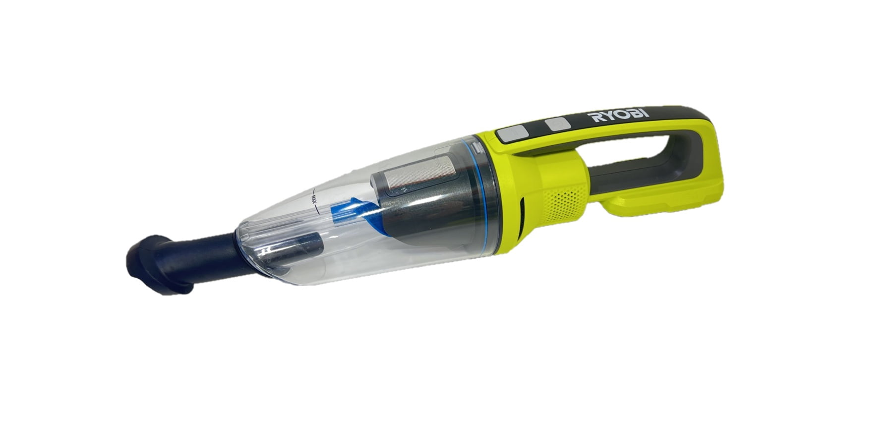 RYOBI 18V Cordless Hand Vacuum with Powered Brush PCL700B with 18V Cordless Wet/Dry Hand Vacuum PCL702B (Tools Only)