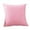 Pink, variant on JeashCHAT Linen Cotton Throw Pillow Cover, Solid Colors Decorative Cushion Case for Sofa Couch Bed Living Room Bedroom, Garden Patio Outdoor Pillow Case, 16x16 Inch, Gray