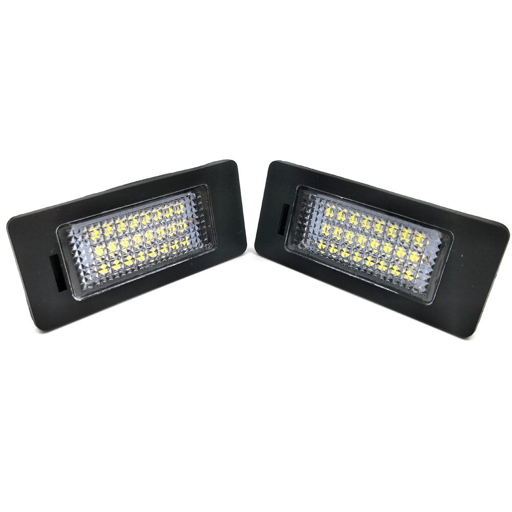 Nikauto 2Pcs 6000k 3528SMD License Plate Light Lamp for BMW E60 E61 E81 E82 E90 E91 E92 E93 E39 X1/E84 X5/E70 X6/E71