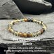 thumbnail image 1 of Pulsera de cristal y las mujeres de piedra natural con cuentas de cristal transparente Unisex Meditación Joyería Daily Wear Relajación, 1 of 6