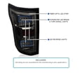 thumbnail image 3 of Spec-D Tuning Smoke Tail Lights w/ LED Light Bar Compatible with 2018-2020 Ford F-150, Left + Right Pair Assembly, 3 of 7