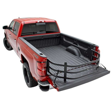 AMP Research 74801-01A Black BedXTender HD Sport for Various 1995-2017 S-10/Sonoma, Toyota Tacoma, Mazda B-Series, Mitsubishi Raider, Isuzu Hombre, Nissan Frontier-Req 74601-01 for install, Std Bed