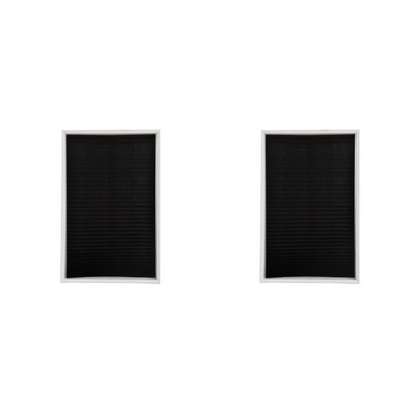 Cortinas Toystoory para ventana 90x180cm 2piezas Negro