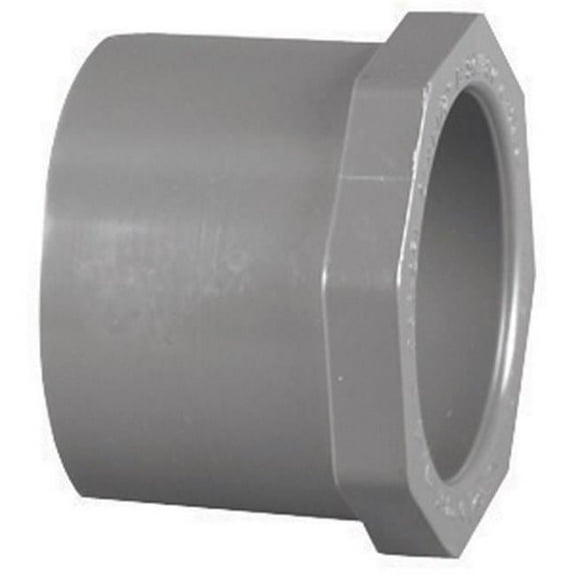 Charlotte Pipe & Foundry PVC081072200 1 x 1.5 in. Sch 80 PVC Red Reducer Bushing