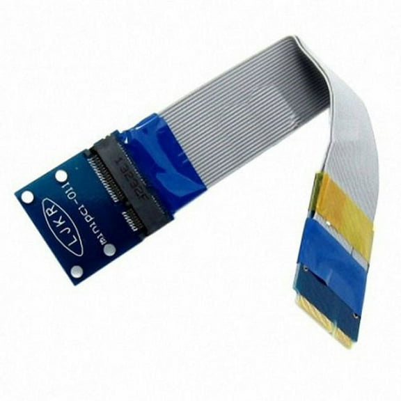 CY Flexible Mini PCI Express PCI-e Mini Card Extender 52pin Male to Female Extension FFC Cable