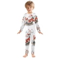 thumbnail image 7 of Boys Pajamas Girls Pajama Santa Claus and Sleigh Cute Comfortable Cotton Two-piece Pajama Set, 7 of 7