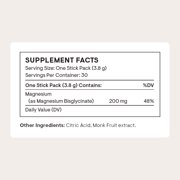 THORNE - Magnesium Bisglycinate - Powdered Magnesium Formula - Support Restful Sleep, Muscle Relaxation, Heart Health, and Metabolism* - NSF Certified for Sport - 30 Servings - 0.13 per Stick Pack