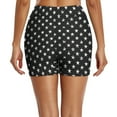 thumbnail image 6 of ibiyuan Womens Swim Shorts High Waisted Polka Dot Bathing Suit Bottoms Swimsuit Boy Shorts Swimwear Bikini Board Shorts, 6 of 8