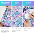 thumbnail image 3 of 1 Pcs Extra Large Plastic Gift Bags Mermaid Rainbow 56"x 36" Jumbo Gift Bags for Baby Girls Mermaid Themed Birthday Party Favors Supplies, 3 of 4