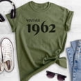 thumbnail image 2 of Vintage 1962 Shirt, Unisex Women's Men's Shirt, 60th Birthday Shirt, Sixtieth Birthday Shirt, B-day Shirt, Heather Military Green, X-Large, 2 of 6