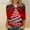 A467 Red, variant on LEKWK Christmas Womens T-Shirts Graphic Tees Xmas Tree Crew Neck 3/4 Sleeve Tops Christmas Shirts for Women V Neck Funny Christmas Outfits Women
