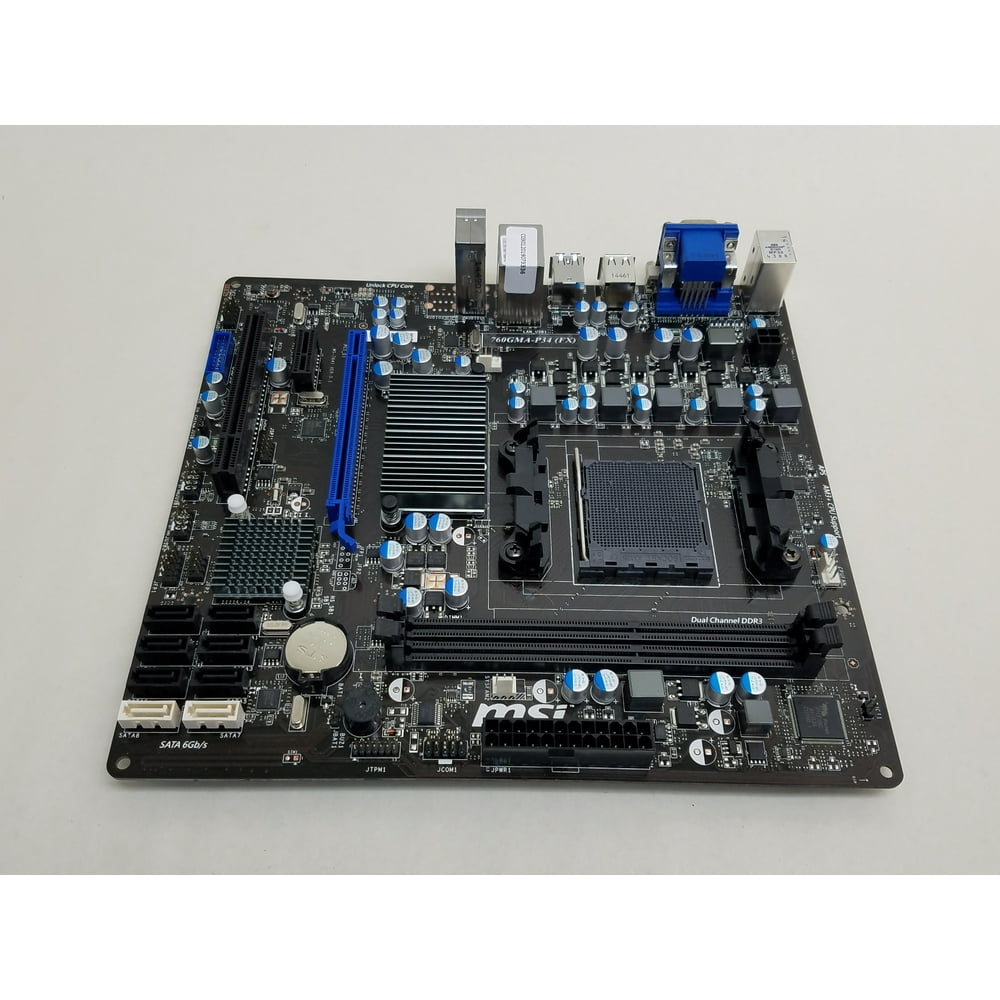 Refurbished MSI 760GMAP34 (FX) Socket AM3+ DDR3 SDRAM Desktop