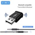 thumbnail image 1 of Gwong Electrónica Inalámbrico 2 en 1 USB V5.0 Audio Bluetooth adaptable Compatible con TV TV Transmisor Receptor, 1 of 6