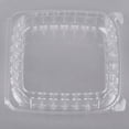 thumbnail image 3 of TableTop King C95PST1 9" x 9 1/2" x 3" ClearSeal Clear Hinged Lid Plastic Container - 200/Case, 3 of 3