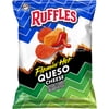 Ruffles Potato Chips Flamin’ Hot Queso Flavor, 2.5oz Bag Single Pack