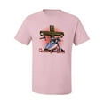 thumbnail image 2 of Vintage Driven By The Spirit Christian Verse Inspirational/Christian Men's Graphic T-Shirt, Light Pink, Small, 2 of 3