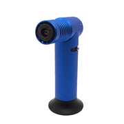1PC Jet Butane Torch Lighter Safety Lock & Adjustable Flame Refillable One-hand Operation Kitchen Torch Lighter with Adjustable Flame for BBQ, Baking Blue