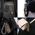 thumbnail image 3 of KUIFORTI Leopard Print 13 PCS Car Seat Cover Set Car Seat Cover Steering Wheel Cover Seat belt Cover Pad Keychain Chapstick Holders Cup Coasters Car Trash Bag Rear View Mirror Cover, 3 of 7