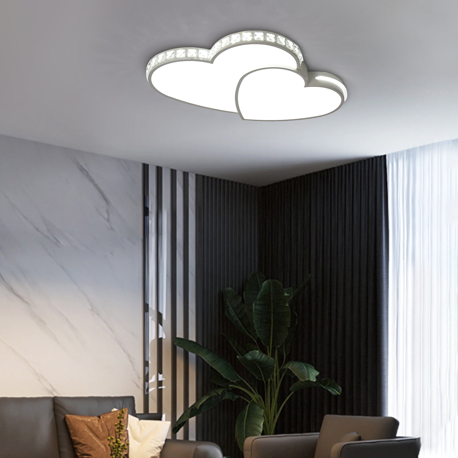 1 PCS White Ceiling Light, Ceiling Light Fixture, Ceiling Lamp for Bedroom Kitchen, Voltage: 85-265V, Power: 36W
