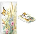 thumbnail image 7 of 3 Piece Bath Towels Set, Super Soft Absorbent Wildflowers Towels for Bathroom Gym Spa Hotel Decor Wash cloth, 7 of 7