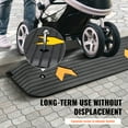 thumbnail image 4 of KFFKFF Rubber Threshold Ramp Door Ramp 1" Rise 33069 lbs Load Rubber Curb Ramp, 4 of 9