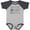 Baseball Heather and Navy, variant on Inktastic I Love You Most Ardently Girls Baby Bodysuit