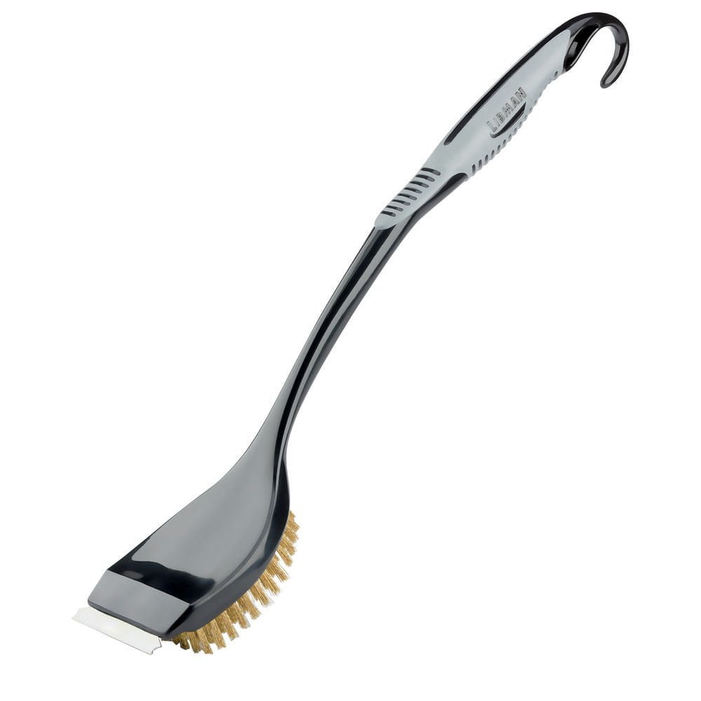 Long Handle BBQ Brush (Scraper, Black) By Libman