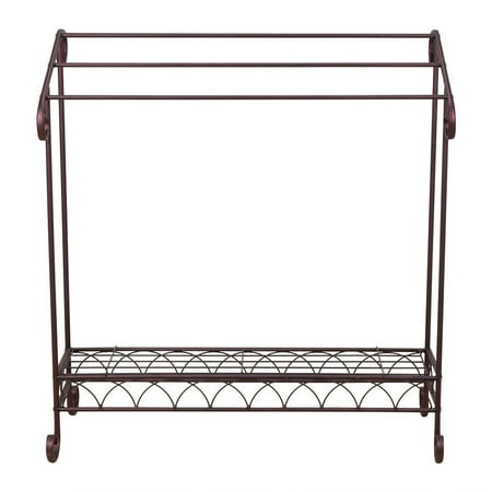 Free Standing Floor Towel Holder Bathroom Drying Stand With Free Standing Floor Towel Holder Bathroom Drying Stand With Bottom Shelf Image 1 Of 6