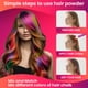 thumbnail image 3 of Juego de crayones para el cabello solubles en agua de 10 colores que se pueden lavar sin ensuciarse. Crayón de colores., 3 of 7