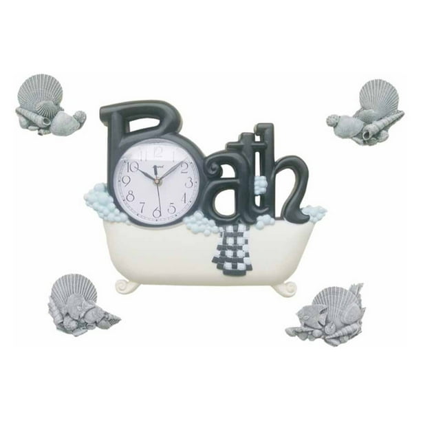 Novelty Bath Clock Set with Sea Shells Control Brand