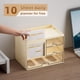 thumbnail image 5 of Organizador de Escritorio Marbrasse 20x14x15 cm con 3 Cajones Beige, 5 of 7