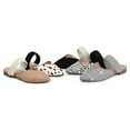 thumbnail image 2 of Journee Collection Womens Roxeene Slip On Pointed Toe Mules Flats, 2 of 6