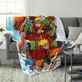 thumbnail image 3 of Tanjiro Cool Anime Flannel Fleece Bed Blanket Sofa Office Picnic Travel Lightweight Conditioning Blanket 30x40 Tanjiro-1, 3 of 5
