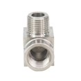 thumbnail image 3 of Beduan Accesorios de tubería de acero inoxidable fundido Codo de calle de 90 grados 3/4" NPT macho x 3/4" NPT hembra Agua Combustible Aire, 3 of 3