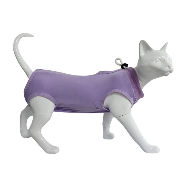 Traje de recuperación de cirugía de gato para heridas abdominales quirúrgicas, ropa interior para mascotas para gatos, pijama después de la cirugía MFZFUKR CPB-DE-LYY1892-4