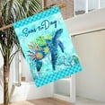 thumbnail image 4 of Welcome Summer Turtle Garden Flag for Outside 28x40 Double Sided Vertical, Small Summer Tropical Ocean Sea The Day Garden Yard House Flags Seasonal Spring Summer Outdoor Decoration, 4 of 6