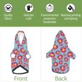 thumbnail image 5 of Goofa Daisies Flowers Pattern Small Dog Sweater Hoodies Pet Grey Hooded Soft Fleece Sweatshirts with Pocket Fall Winter Puppy Cat Sweaters Warm Clothes-XX-Large, 5 of 8