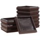 thumbnail image 1 of FELTECHELECTR 10 protectores de muebles de 2 pulgadas, antideslizantes, cuadrados, para sillas., 1 of 6