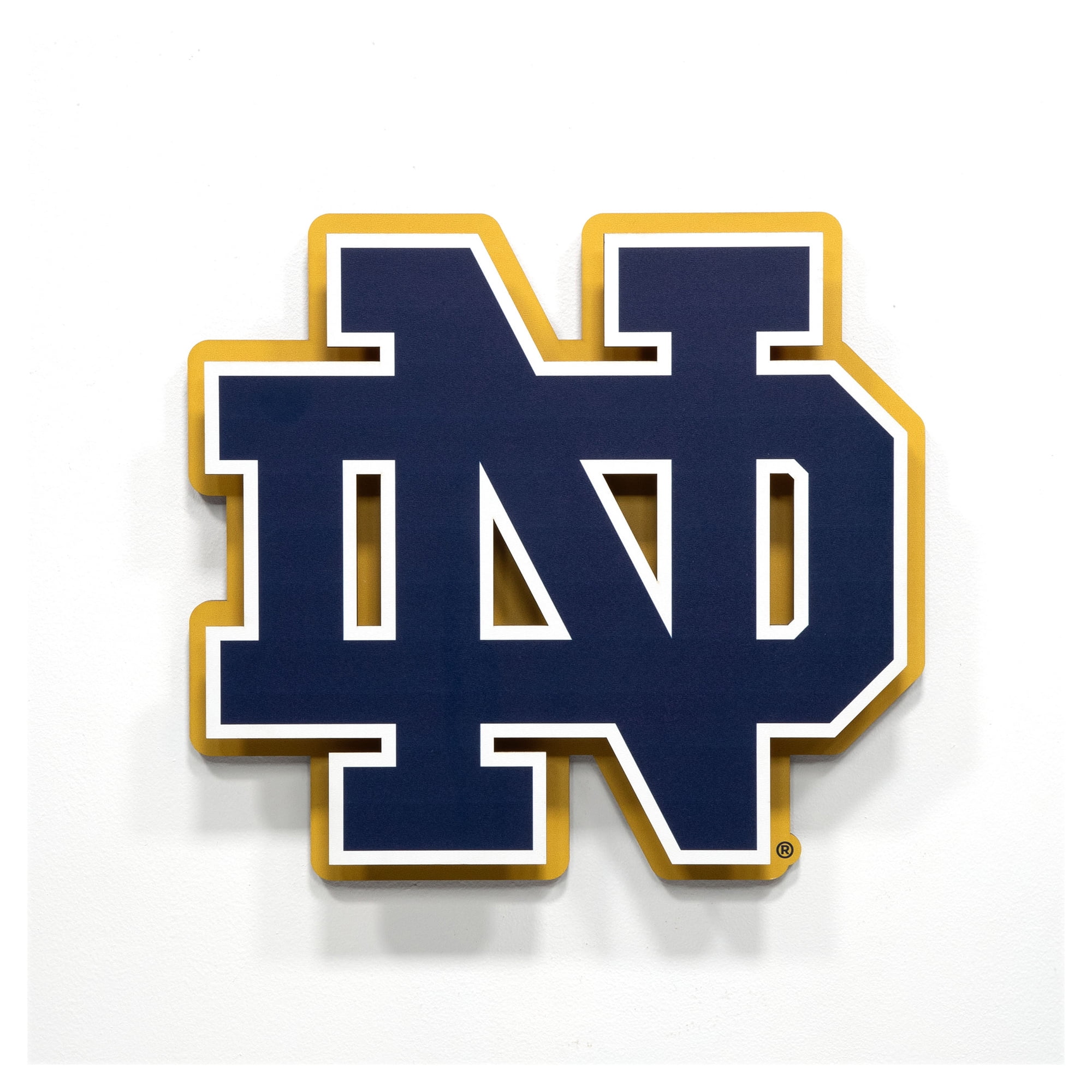 IDNA Notre Dame Fighting Irish 14" 3DX Logo Die Cut Wall Art