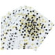 thumbnail image 4 of 20 servilletas de papel con estampado de estrellas y lunares, ideales para fiestas, bodas y cumpleaños (lunares negros)., 4 of 7