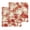 Red, variant on Navy Blue Ombre Kitchen Dish Towels for Drying Dishes Set of 2, Gradient Abstract Art Vintage Waffle Weave Microfiber Hand Tea Bathroom Towels Quick Dry & Absorbent Towel 15.7x23.6